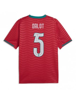 Poceni dresi Portugalska SP 2026 Diogo Dalot #5 Domači Kratek rokav
