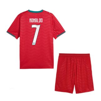 Otroški nogometni dresi Portugalska SP 2026 Cristiano Ronaldo #7 Domači