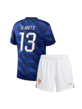 Francija Domači SP 2026 Kante #13 Otrošk Nogometni dresi kompleti