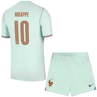 Francija Gostujoči SP 2026 Kylian Mbappé #10 Otroški nogometni dresi kompleti