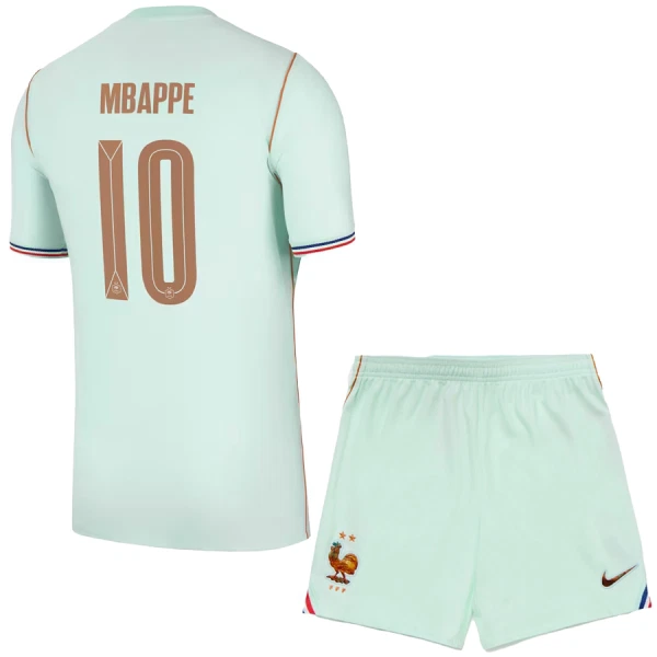 Francija Gostujoči SP 2026 Kylian Mbappé #10 Otroški nogometni dresi kompleti