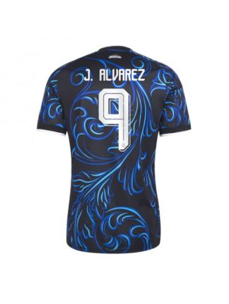 Moški dresi Argentina Gostujoči SP 2026 Julian Alvarez #9 Kratek rokav modra