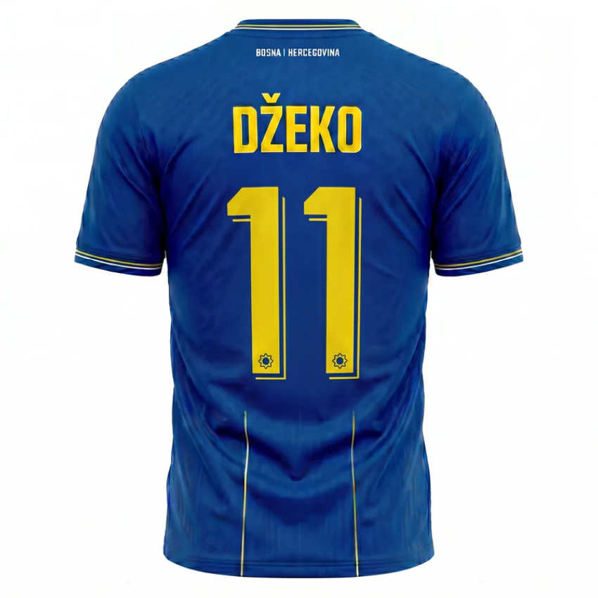 Moški dresi Bosna in Hercegovina SP 2026 Edin Džeko #11 Domači 2026/27-1