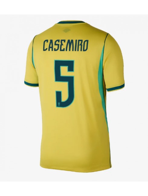 Brazilija SP 2026 Casemiro #5 Domači Moški Nogometni dresi