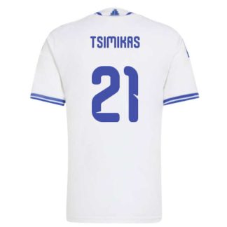Poceni Nogometni dresi Grčija SP 2026 Kostas Tsimikas #21 Domači