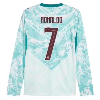 Poceni Nogometni dresi Portugalska SP 2026 Gostujoči tisk Cristiano Ronaldo 7