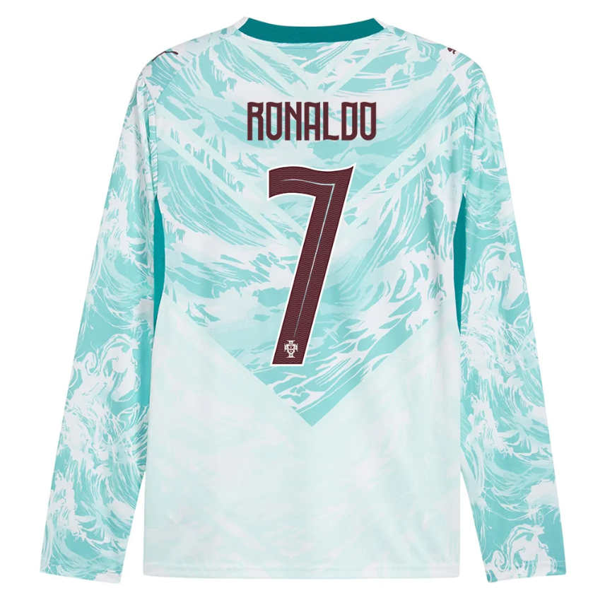 Poceni Nogometni dresi Portugalska SP 2026 Gostujoči tisk Cristiano Ronaldo 7