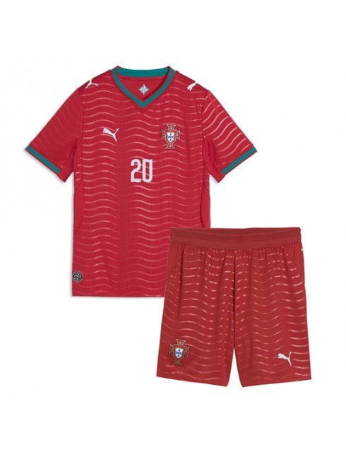 Otroški dresi Portugalska Joao Cancelo #20 Domači SP 2026 Kompleti -1
