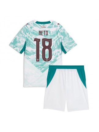 Otroški dresi Portugalska Pedro Neto #18 Gostujoči SP 2026 Kompleti