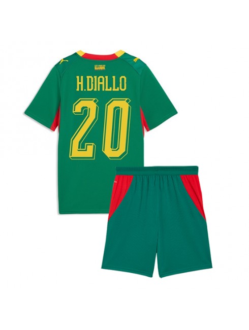 Nogometni dres Senegal SP 2026 Habib Diallo #20 Gostujoči Otroški kompleti
