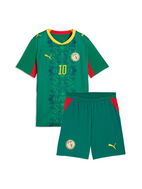 Nogometni dres Senegal SP 2026 Sadio Mane #10 Gostujoči Otroški kompleti -1