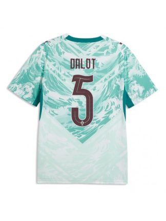 Poceni dresi Portugalska SP 2026 Diogo Dalot #5 Gostujoči Kratek rokav