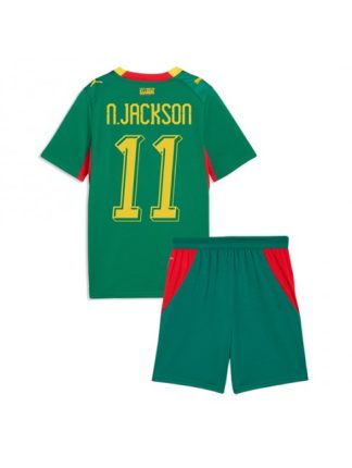Nogometni dres Senegal SP 2026 Nicolas Jackson #11 Gostujoči Otroški kompleti