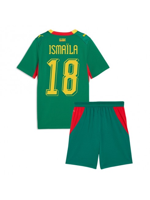 Nogometni dres Senegal SP 2026 Ismaila Sarr #18 Gostujoči Otroški kompleti