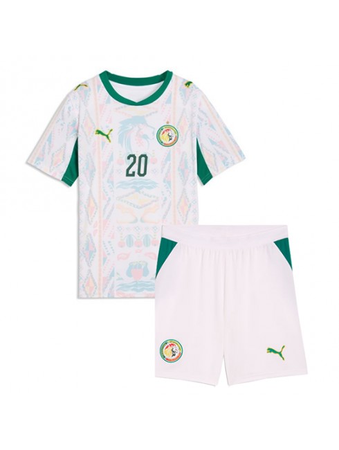 Nogometni dresi kompleti Senegal SP 2026 Habib Diallo #20 Domači Otroški -1