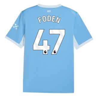 Manchester City Domači 2026-27 Phil Foden #47 Moški nogometni dresi