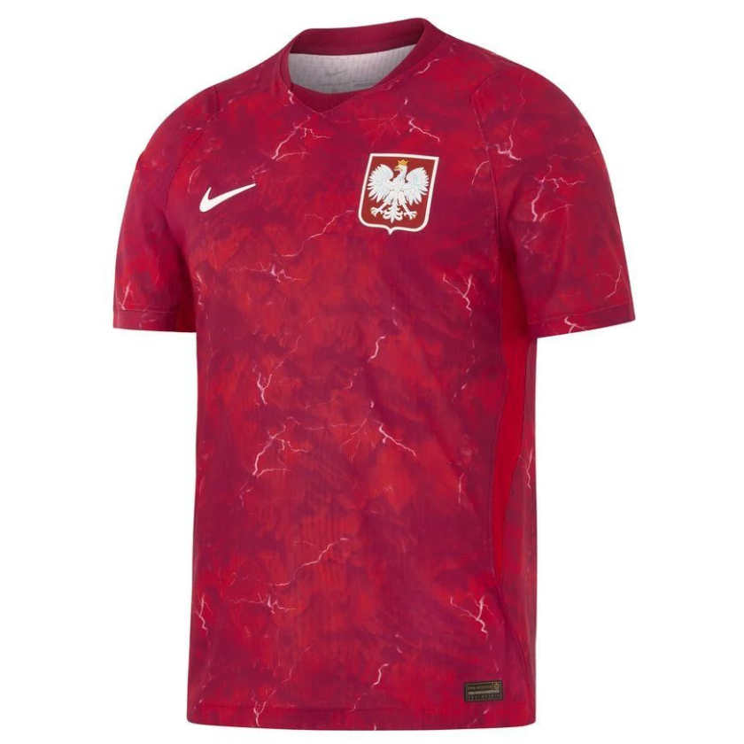 Moški Nogometni dresi Poljska Gostujoči 2026/27 rdeča