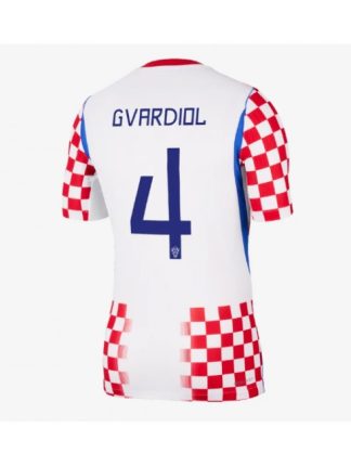Nogometni dresi Hrvaška SP 2026 Josko Gvardiol #4 Domači Moški Kratek rokav