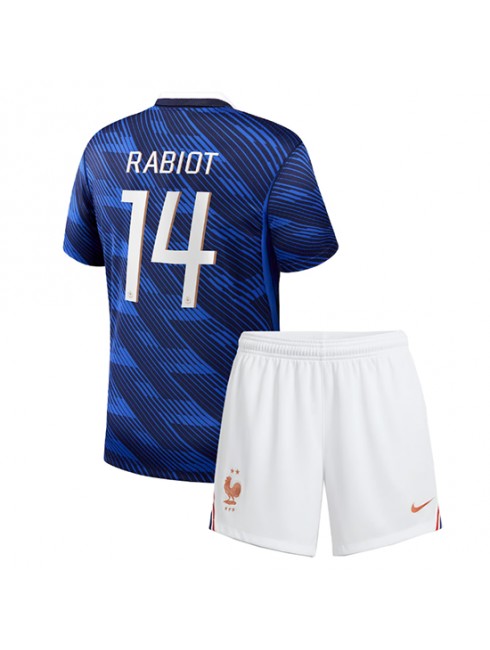 Francija Domači SP 2026 Adrien Rabiot #14 Otrošk Nogometni dresi kompleti