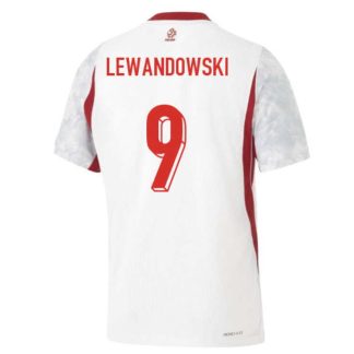 Poceni Nogometni dresi Poljska 2026/27 Domači Robert Lewandowski #9 Kratek Rokav