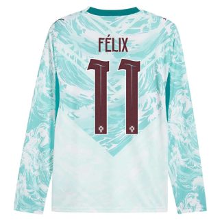 Nogometni dresi Portugalska SP 2026 João Félix #11 Gostujoči Dolgi Rokav