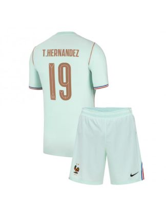 Francija Gostujoči SP 2026 Theo Hernandez #19 Otrošk Nogometni dresi kompleti