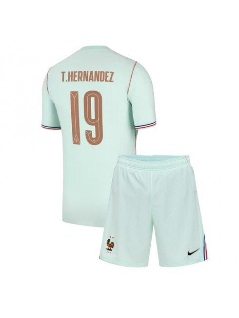 Francija Gostujoči SP 2026 Theo Hernandez #19 Otrošk Nogometni dresi kompleti
