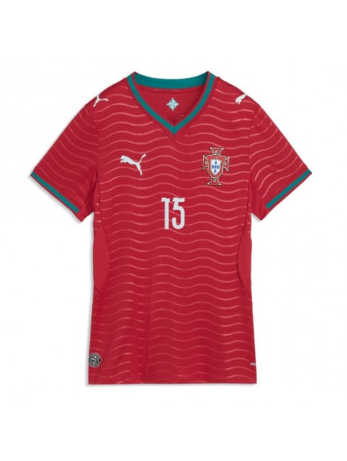Portugalska Domači SP 2026 Nogometni dresi z imenom Joao Neves #15 Ženski -1