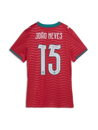 Portugalska Domači SP 2026 Nogometni dresi z imenom Joao Neves #15 Ženski