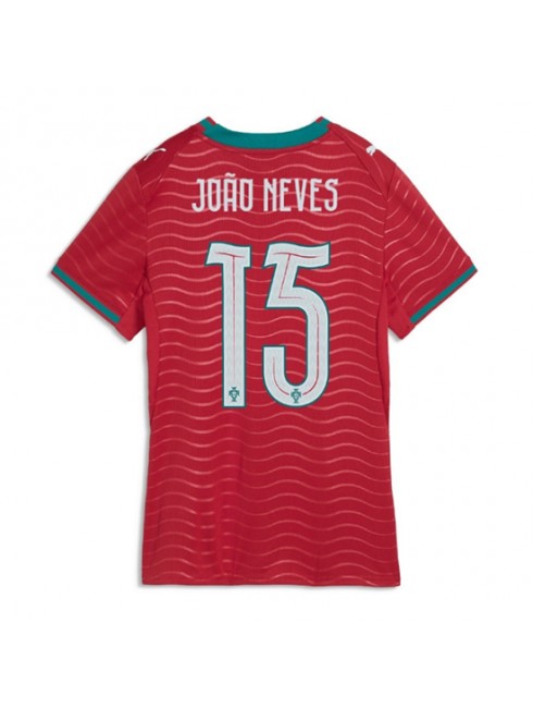 Portugalska Domači SP 2026 Nogometni dresi z imenom Joao Neves #15 Ženski
