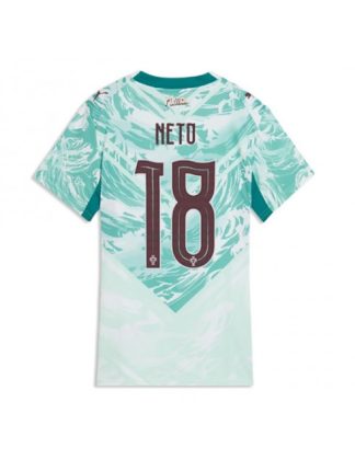 Portugalska Gostujoči SP 2026 Nogometni dresi z imenom Pedro Neto #18 Ženski
