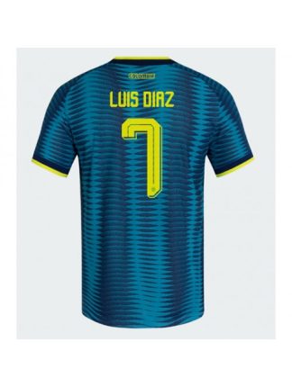 Luis Diaz #7 Poceni Nogometni dresi Kolumbija SP 2026 Gostujoči Kratek rokav