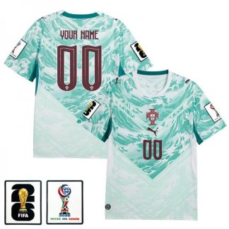 Nogometni dres Portugalska SP 2026 Gostujoči z značko Moški Kratek Rokav