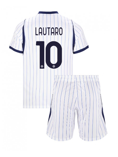 Otroški Nogometni dresi kompleti Inter Milan 2026-27 Lautaro Martinez #10 Gostujoči