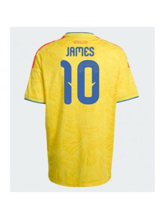 Moški Kolumbija SP 2026 Nogometni dresi James Rodriguez #10 Domači rumena