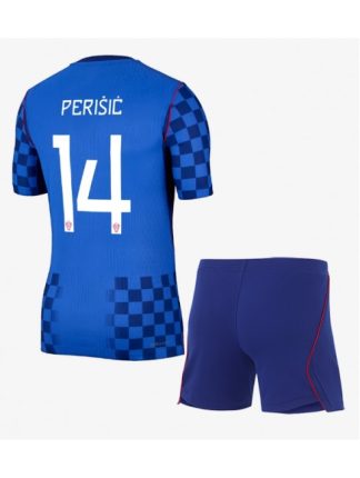 Otroški dresi kompleti Hrvaška SP 2026 Ivan Perisic #14 Gostujoči