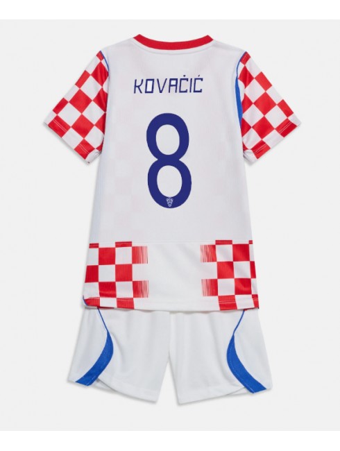 Otroški dresi kompleti Hrvaška SP 2026 Mateo Kovacic #8 Domači