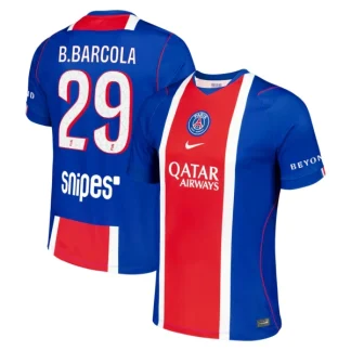 Paris Saint-Germain Nogometni dresi Bradley Barcola #29 PSG 2026/27 Domači Moški