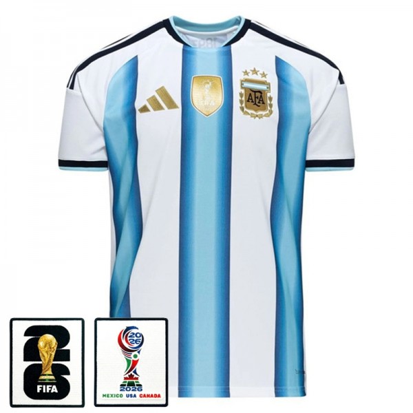 Nogometni dresi Argentina Domači SP 2026 z značko Moški Kratek Rokav