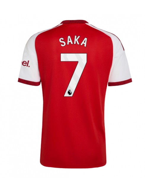 Bukayo Saka #7 Arsenal Domači 2026-27 Poceni Nogometni dresi rdeča