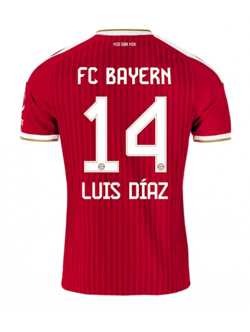 Luis Diaz #14 Bayern Munich Domači 2026-27 Moški Nogometni dresi Kratek rokav