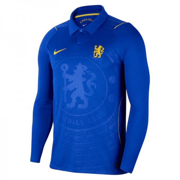 Moški Chelsea Domači 2026-27 Nogometni dresi modra Dolgi Rokav