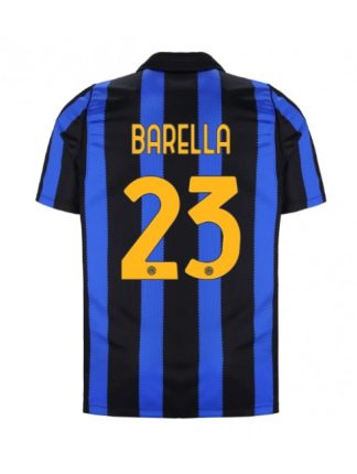 Inter Milan 2026-27 Moški Nogometni dresi Nicolo Barella #23 Domači modra in črna