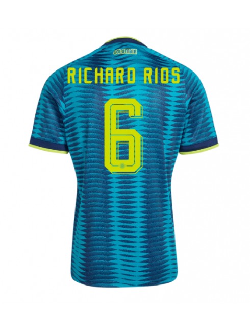 Poceni Nogometni dresi Kolumbija SP 2026 Richard Rios #6 Gostujoči Kratek rokav