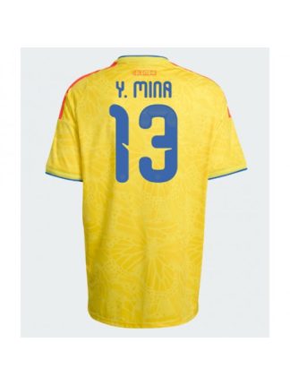 Moški Kolumbija SP 2026 Nogometni dresi Yerry Mina #13 Domači rumena