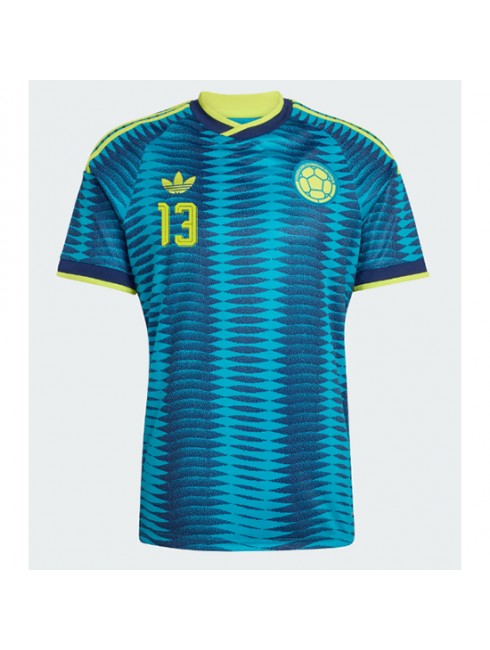 Poceni Nogometni dresi Kolumbija SP 2026 Yerry Mina #13 Gostujoči Kratek rokav-1