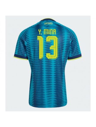 Poceni Nogometni dresi Kolumbija SP 2026 Yerry Mina #13 Gostujoči Kratek rokav