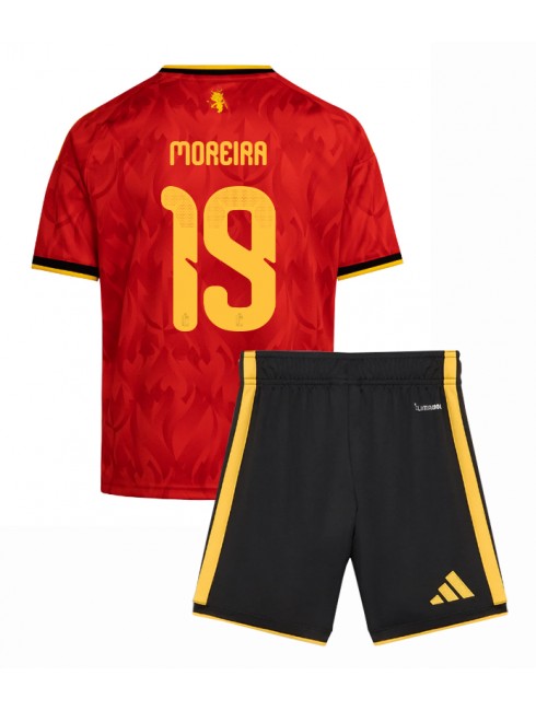 Otroški Belgija SP 2026 Diego Moreira #19 Domači Nogometni dresi kompleti