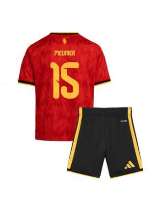 Nogometni dresi kompleti Belgija SP 2026 Thomas Meunier #15 Domači Otroški