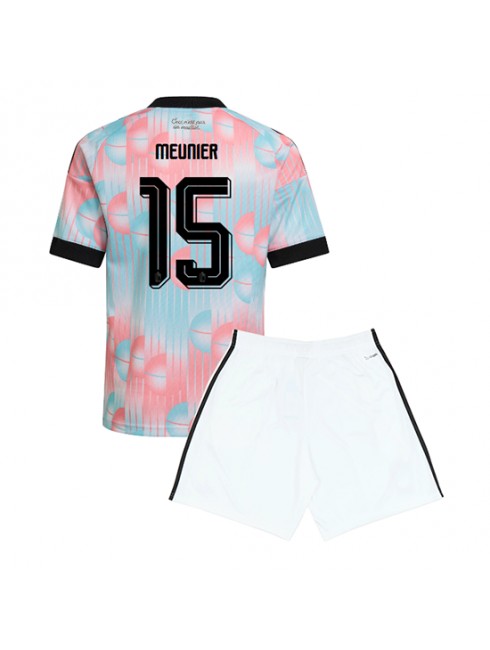 Nogometni dresi kompleti Belgija SP 2026 Thomas Meunier #15 Gostujoči Otroški